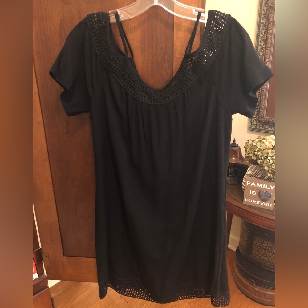 Solitaire Swim Cold Shoulder Cover Up